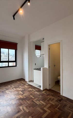Apartamento à venda com 25m², 1 quarto e sem vaga
