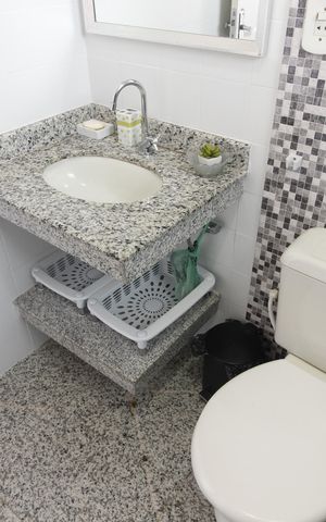 Apartamento para alugar com 110m², 3 quartos e 1 vagaBanheiro da Suíte