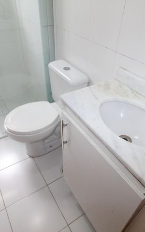 Apartamento para alugar com 70m², 2 quartos e 1 vagaBanheiro da Suíte