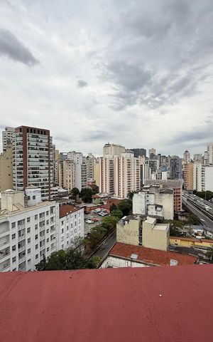 Studio à venda com 28m², 1 quarto e sem vaga