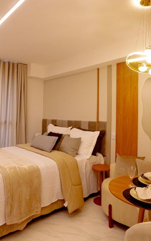 Studio para alugar com 25m², 1 quarto e sem vagaQuarto
