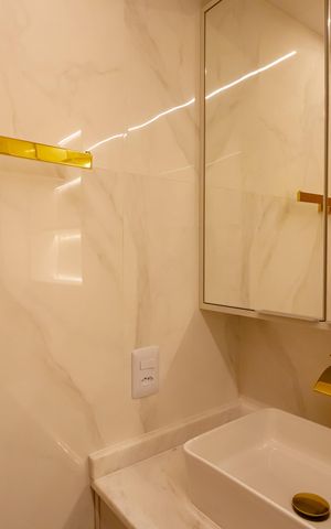 Studio para alugar com 25m², 1 quarto e sem vagaBanaheiro