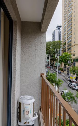 Studio para alugar com 25m², 1 quarto e sem vagaSacada