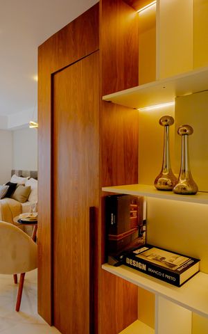 Studio para alugar com 25m², 1 quarto e sem vagaQuarto