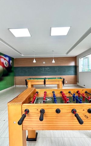 Apartamento para alugar com 42m², 2 quartos e 1 vaga Apartamento para alugar com 42m², 2 quartos e 1 vagaÁrea Comum - Sala de Jogos