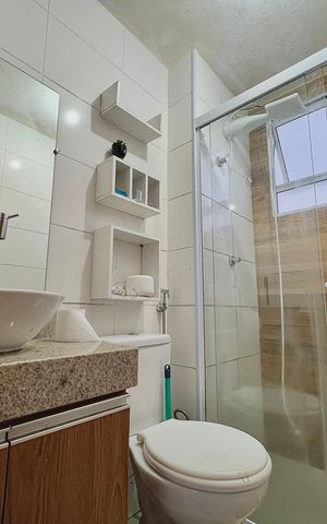 Apartamento para alugar com 55m², 2 quartos e 1 vaga Apartamento para alugar com 55m², 2 quartos e 1 vagaBanheiro
