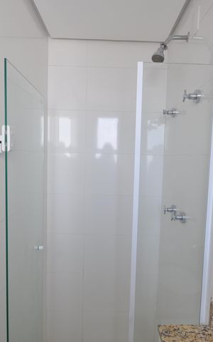 Apartamento à venda com 55m², 2 quartos e 2 vagasBanheiro do Quarto Suíte