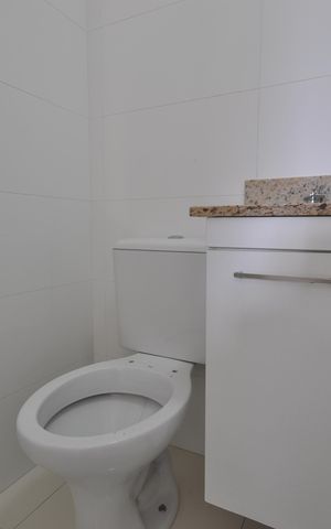 Apartamento à venda com 55m², 2 quartos e 2 vagasBanheiro Social