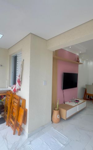 Apartamento para alugar com 62m², 2 quartos e 1 vagaVaranda da Sala