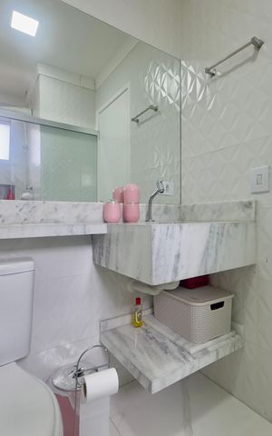 Apartamento para alugar com 62m², 2 quartos e 1 vagaBanheiro 2