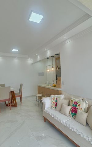Apartamento para alugar com 62m², 2 quartos e 1 vagaSala