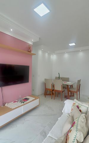 Apartamento para alugar com 62m², 2 quartos e 1 vagaSala