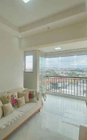 Apartamento para alugar com 62m², 2 quartos e 1 vagaSala