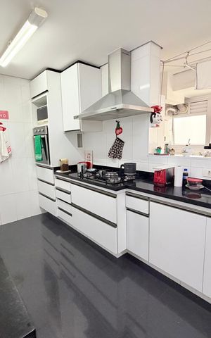 Apartamento à venda com 110m², 2 quartos e 2 vagas Apartamento à venda com 110m², 2 quartos e 2 vagasCozinha/lavanderia