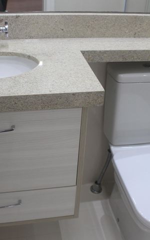 Apartamento à venda com 65m², 2 quartos e 1 vagaBanheiro Social