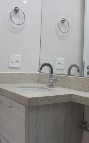 Apartamento à venda com 65m², 2 quartos e 1 vagaBanheiro Social