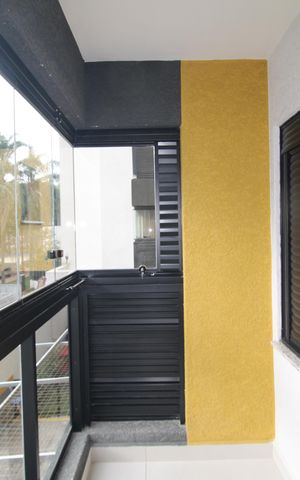 Studio para alugar com 27m², 1 quarto e sem vagaVaranda