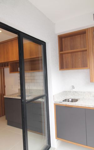 Studio para alugar com 27m², 1 quarto e sem vagaVaranda