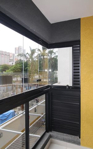 Studio para alugar com 27m², 1 quarto e sem vagaVaranda