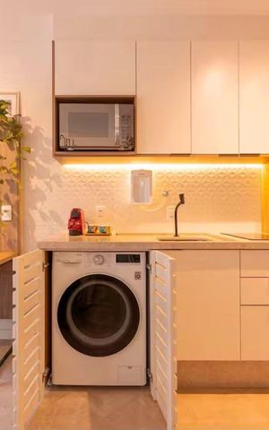 Apartamento à venda com 25m², 1 quarto e sem vaga Apartamento à venda com 25m², 1 quarto e sem vagaCozinha