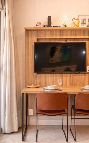 Apartamento à venda com 25m², 1 quarto e sem vaga Apartamento à venda com 25m², 1 quarto e sem vagaSala/Quarto