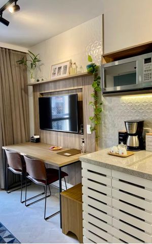 Apartamento à venda com 25m², 1 quarto e sem vaga Apartamento à venda com 25m², 1 quarto e sem vagaSala/Quarto