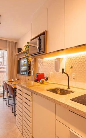 Apartamento à venda com 25m², 1 quarto e sem vaga