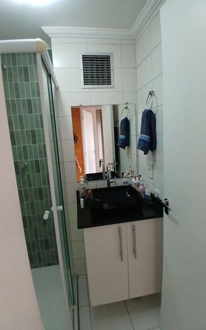 Apartamento à venda com 47m², 2 quartos e 1 vaga Apartamento à venda com 47m², 2 quartos e 1 vagaBanheiro