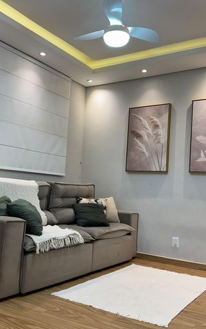 Casa à venda com 65m², 2 quartos e 3 vagas Casa à venda com 65m², 2 quartos e 3 vagasSala
