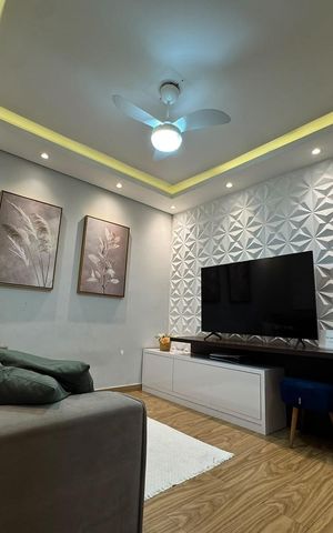Casa à venda com 65m², 2 quartos e 3 vagas Casa à venda com 65m², 2 quartos e 3 vagasSala