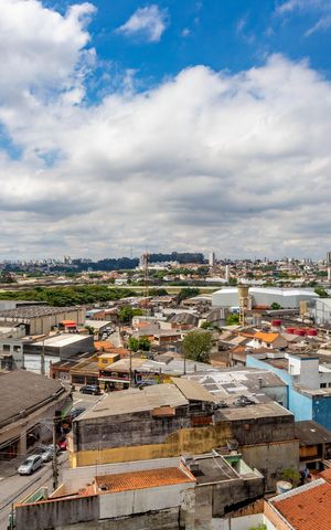 Apartamento à venda com 55m², 2 quartos e 1 vagaVista da sala 
