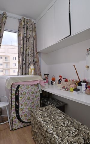 Apartamento à venda com 49m², 2 quartos e 1 vagaQuarto 2