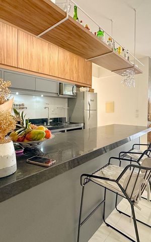 Apartamento para alugar com 92m², 2 quartos e 1 vagaCozinha