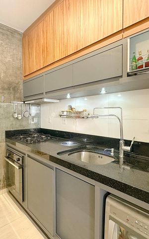 Apartamento para alugar com 92m², 2 quartos e 1 vagaCozinha