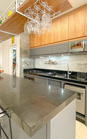 Apartamento para alugar com 92m², 2 quartos e 1 vagaCozinha