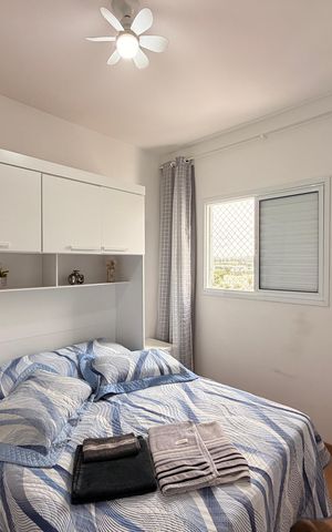 Apartamento à venda com 50m², 2 quartos e 2 vagasQuarto 1