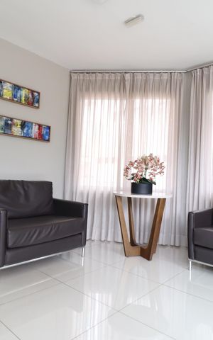 Apartamento para alugar com 135m², 3 quartos e 2 vagasHall social