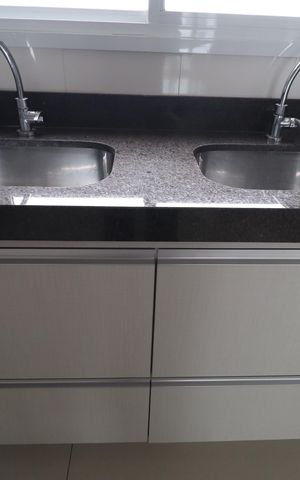 Apartamento para alugar com 135m², 3 quartos e 2 vagasCozinha