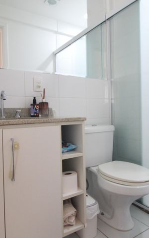 Apartamento à venda com 75m², 3 quartos e 2 vagasBanheiro comum