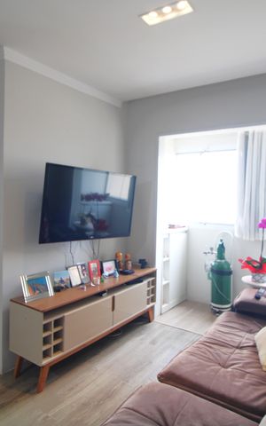 Apartamento à venda com 75m², 3 quartos e 2 vagasSala