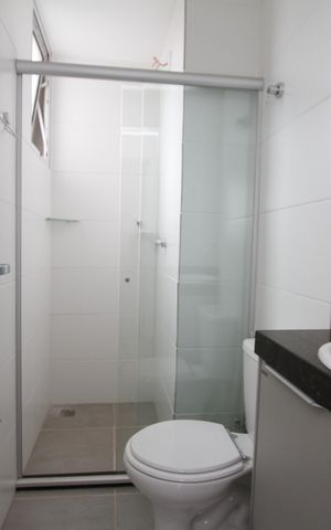 Apartamento para alugar com 57m², 2 quartos e 2 vagasBanheiro Social