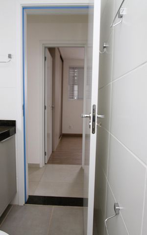 Apartamento para alugar com 57m², 2 quartos e 2 vagasBanheiro Social