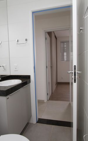 Apartamento para alugar com 57m², 2 quartos e 2 vagasBanheiro Social