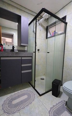 Apartamento à venda com 64m², 1 quarto e 1 vaga Apartamento à venda com 64m², 1 quarto e 1 vagaBanheiro