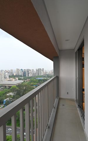Apartamento para alugar com 32m², 1 quarto e sem vagaVaranda