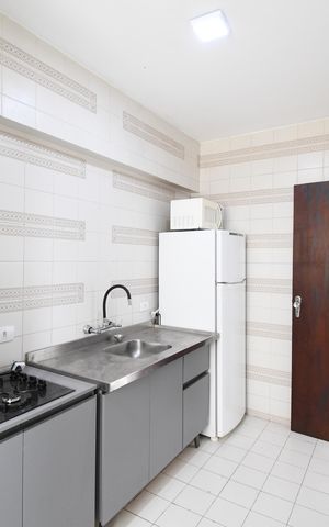 Apartamento para alugar com 46m², 1 quarto e 1 vagaCozinha e Área de Serviço