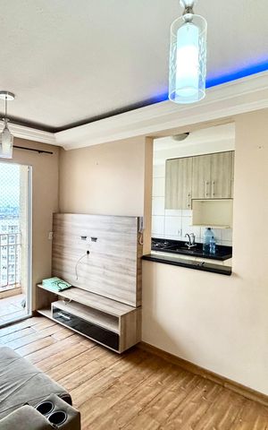 Apartamento para alugar com 46m², 2 quartos e 1 vaga Apartamento para alugar com 46m², 2 quartos e 1 vagaSala