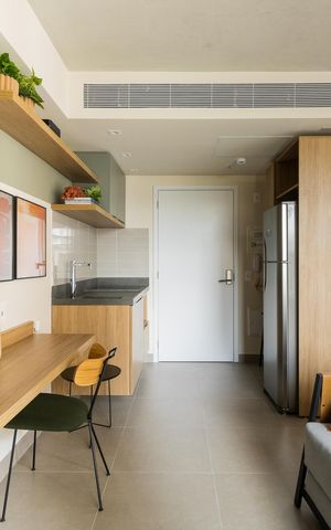 Studio para alugar com 31m², 1 quarto e sem vaga