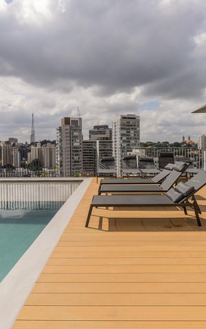 Studio para alugar com 31m², 1 quarto e sem vaga