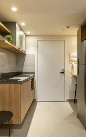 Studio para alugar com 31m², 1 quarto e sem vaga